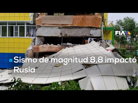 ¡Terremoto en Rusia! Sismo de 8.8 en la península de Kamchatka activó la alerta de tsunami







