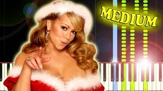 MARIAH CAREY - ALL I WANT FOR CHRISTMAS IS YOU - Piano Tutorial