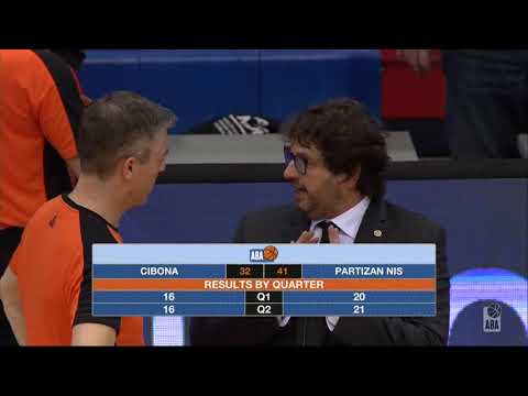 ABA Liga 2018/19 highlights, Round 18: Cibona - Partizan NIS (2.2.2019)
