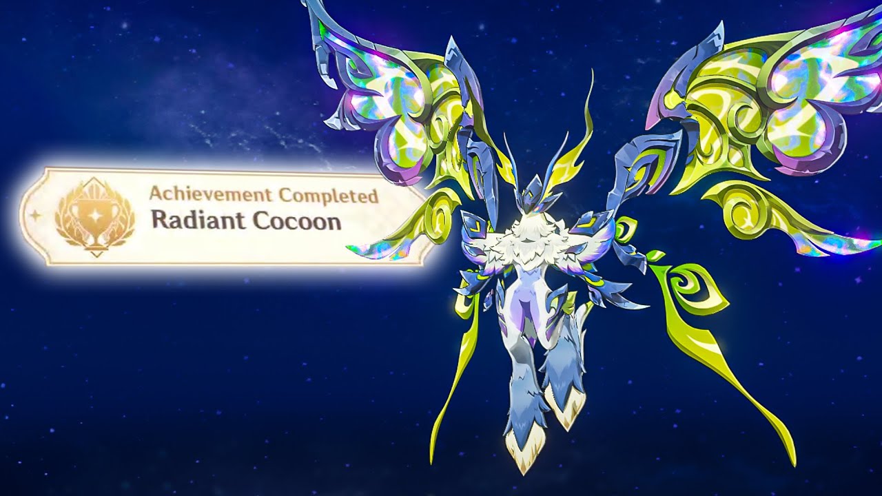 Radient Moonfly Boss Location and Hidden Achievements (Radiant Cocoon) | Genshin Impact 6.0
