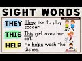 LET'S READ! | SIGHT WORDS SENTENCES | THEY, THIS, HELP | PRACTICE READING ENGLISH | TEACHING MAMA