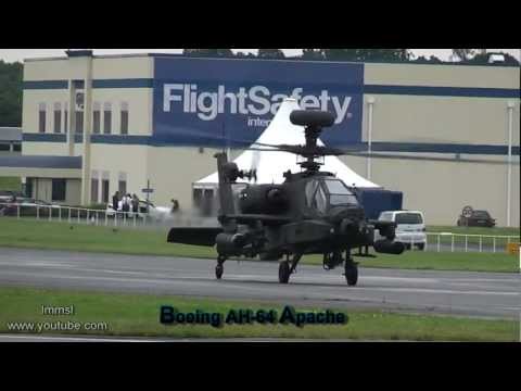 Boeing AH-64 Apache Helicopter & Super Hornet