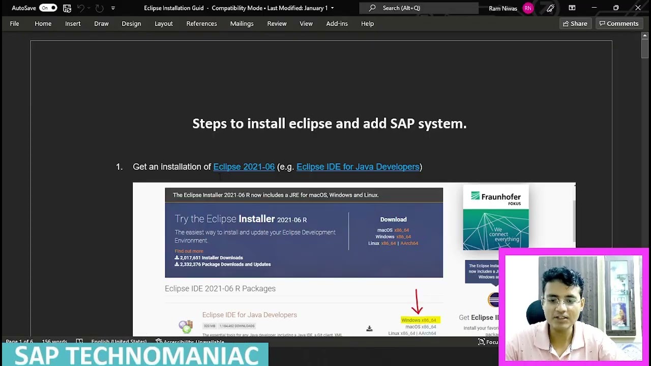 Eclipse installation for ABAP ( ADT )