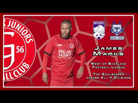 James Marks - Greenock Juniors FC - WOSFL Top Scorer - March 2021