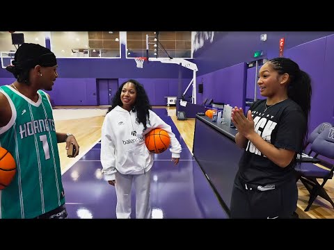 MEL MEL AND BROOKLYN FROST TRIES 1V1ing D1 BASKETBALL PLAYER *HILARIOUS*