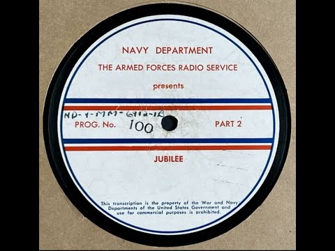 FULL Jubilee program #100 starring Ella Fitzgerald, The Ink Spots, Slam Stewart, and Claude Hopkins