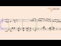Autumn Leaves Piano Jazz Sheet Music Transcription