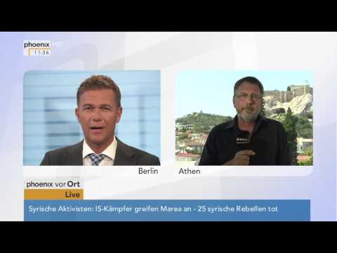 Hilfspaket für Griechenland: Jörg Hertle mit aktuellen Informationen am 11.08.2015