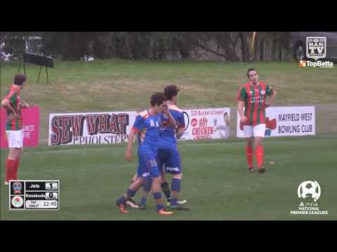 2016 NNSWF NPL Round 15 Highlights   Newcastle Jets Youth v Adamstown Rosebud FC