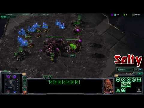 Salty's Starcraft 2 Cast - ZZ vs TP solo (Game 9)