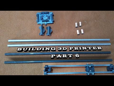 Big Hypercube Core XY 3D Printer Complete Build #6 X Axis and X Gantry