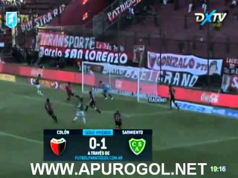Colón de Santa Fe vs Sarmiento de Junín (0-1) Primera División 2015 Fecha 23