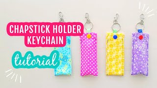DIY Chapstick Holder Keychain Tutorial #chapstickholder #keychainmaking
