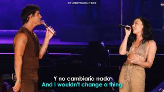Jonas Brothers - Wouldn't Change a Thing ft. Demi Lovato // Lyrics + Sub Español // Live in MetLife