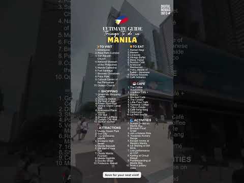 Ultimate Guide: Things to Do in Manila, Philippines