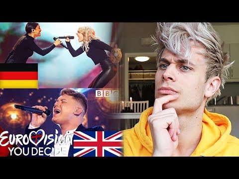 REACTING TO EUROVISION 2019 - United Kingdom, Germany, Azerbaijan, Ukraine, Malta, etc