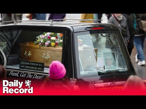 Live: Janey Godley funeral in Glasgow as comedian makes 'last tour' through home city