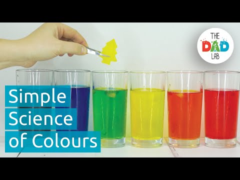 Colour Mixing Toddler Experiment for Christmas