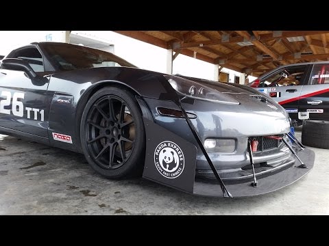 HPR 1:52.5 043017 NASA Time Trials TT1 C6 Z06 TrackAddict + RaceRender data overlay