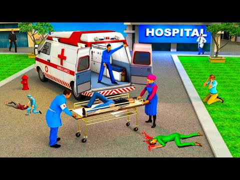 City Ambulance Rescue Driver Car Accident #02 - 911 Emergency Rescue Simulator - Android Gameplay