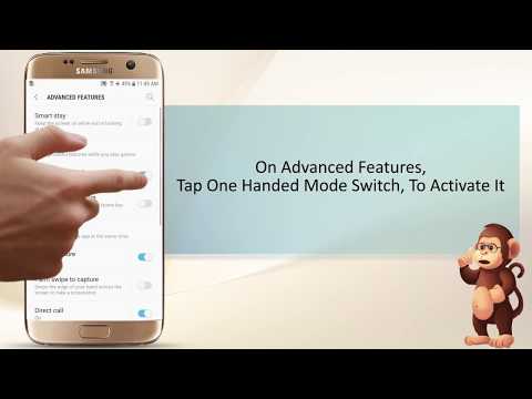How to One Handed Mode on Samsung smart phones user guide support