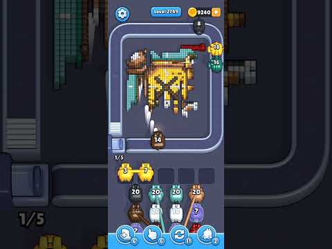 Pixel Flow Level 2749 Walkthrough