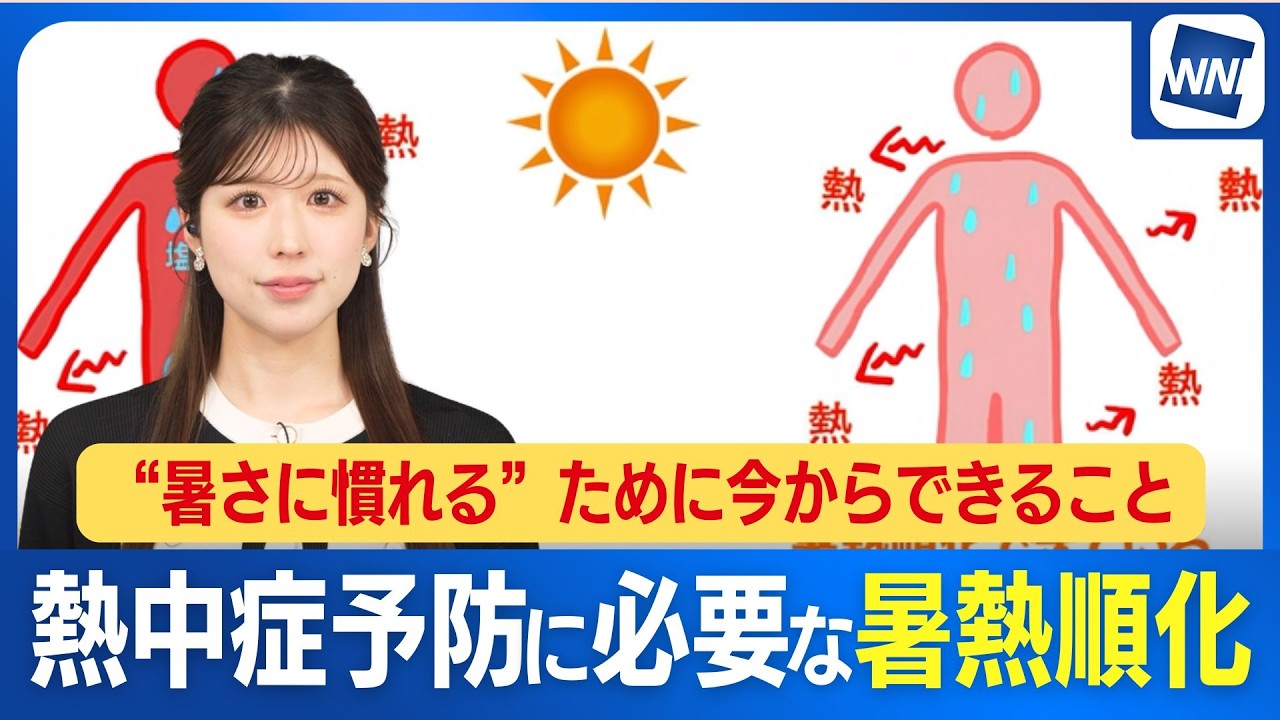熱中症予防に必要な「暑熱順化」“暑さに慣れる”ために今からできること