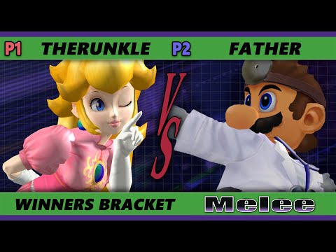 S@X 446 - Therunkle (Peach) Vs. Father (Dr. Mario) Smash Melee - SSBM