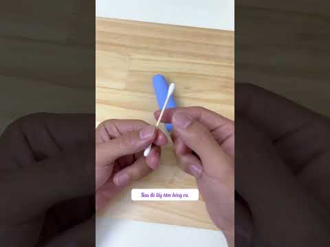 Nhặt được một gói đất sét và một tăm bông bạn sẽ chơi gì? #diy #funny