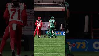 VYSHONNE JANUSAS MAKES THE GRAB ???? #football #cfl #stampeders