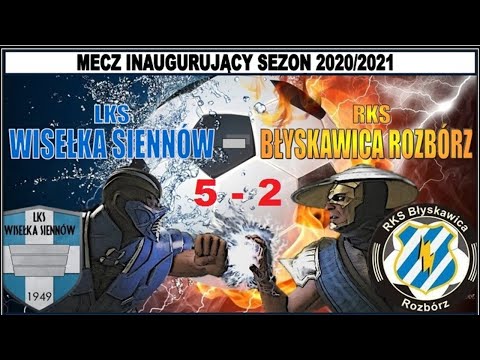Wisełka Siennów - Błyskawica Rozbórz (skrót meczu 09-08-2020)