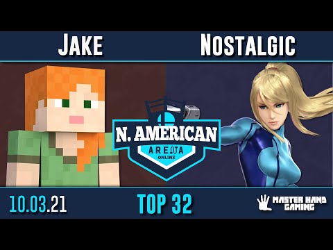 North American Arena - Jake (Steve) Vs. Nostalgic (Zero Suit Samus) - Top 32