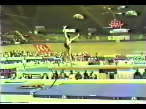 6th T USA Marie Roethlisberger BB - 1985 World Gymnastics Championships 9.325