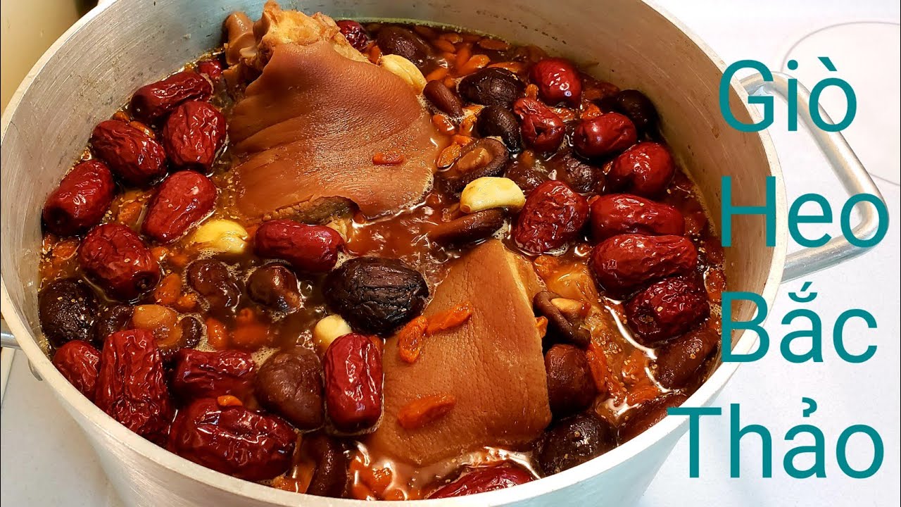 Cách Nấu Chân Giò Hầm Thuốc Bắc