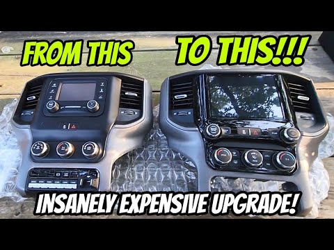 Installing 8.4" Uconnect Touch screen Radio in RAM 2500 Tradesmen