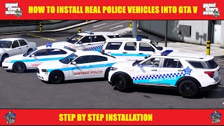 How To Install Real Police Vehicles Into GTA 5 | ELS | #lspdfrtutorials