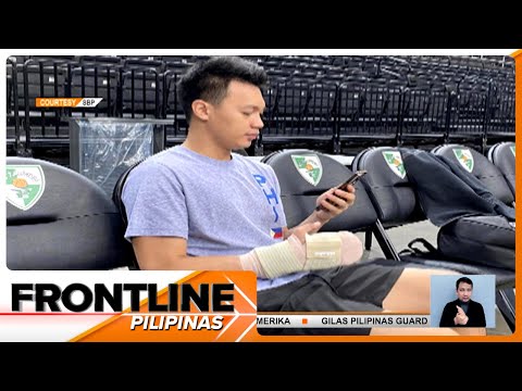 Scottie Thompson, injured ang kanang kamay Frontline Pilipinas
