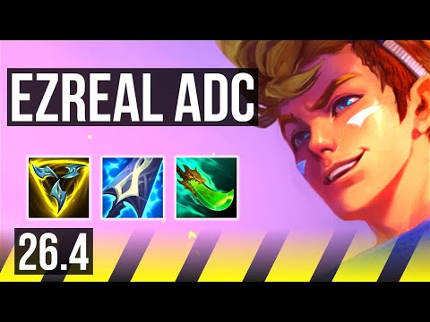 EZREAL & Karma vs JHIN & Senna (ADC) | Good KDA: 17/2/6 | KR Master | 26.4