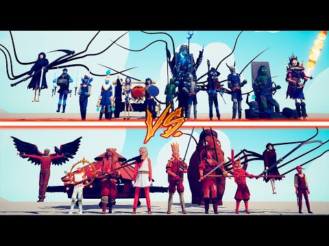 BOSSES TEAM vs MEGA SPOOKY TEAM - Totally Accurate Battle Simulator | TABS