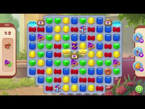 Homescapes - Level 421 Gameplay | Candy Girl