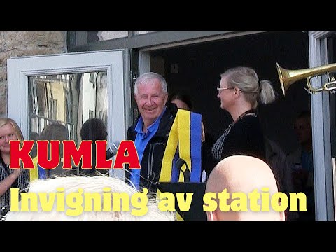 2017-08-26 KUMLA - Återinvigning av Kumla station - Jan-Erik Kaiser klipper band och inviger