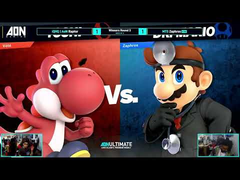 Raptor (Yoshi) vs Zaphros (Dr. Mario) | AONUltimate #118 Winners Round 3