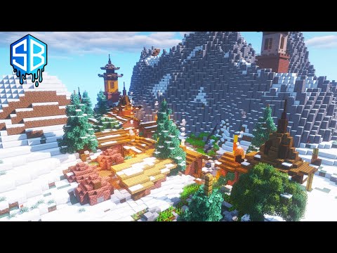 NEW Snowy Village buildings! Minecraft 1.14 Multiplayer Survival : Sourceblock SMP