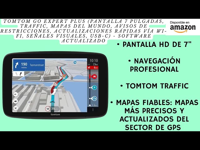 Vídeo relacionado con TomTom GO Expert Plus (Pantalla 7 Pulgadas, Traffic, mapas del Mundo, avisos de restricciones, actualizaciones rápidas vía Wi-Fi, señales visuales, USB-C)