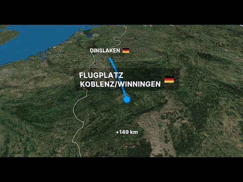 VFR Flight vlog - West Germany Tour - Dinslaken to Koblenz in a Diamond DA40 with ATC leg 2/5