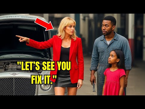 “If You Fix This Engine, I’ll Marry You,” Laughed the Female CEO–Then the Humble Black Mechanic Did!