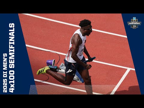 Every 4x100m relay semifinal from 2025 NCAA outdoor track and field championships
