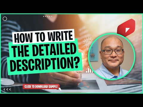 Writing the Detailed Description Section of a Patent Application