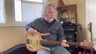 Video thumbnail for 1998 Danelectro Longhorn Bass Demo by Tim Sarter
