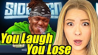 Americans React To SIDEMEN YOU LAUGH YOU LOSE IRL